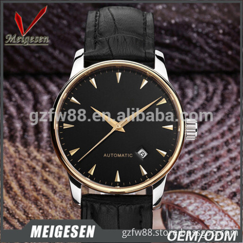 genuine leather strap calendar japan movement men watch